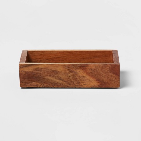 Medium Acacia Soap Dish Natural - Threshold™ : Target