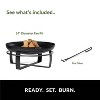 Good Directions Viking 24" Outdoor Fire Pit Black - 4 of 4