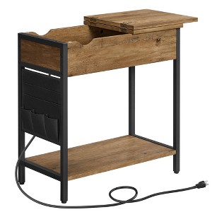 VASAGLE Side Table End Table with USB Ports and Outlets, Nightstand with Charging Station - 1 of 4