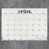 TF Publishing 13.5"x14.5" 2026 Floral Medium Desk Pad Monthly Blotter Calendar - 4 of 4