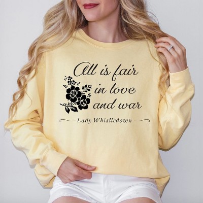 Simply Sage Market Women's Garment Dyed Graphic Sweatshirt All Is Fair