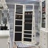 360 Swivel Jewelry Cabinet, Mirror Jewelry Cabinet, Over-the-Door Organizer with Jewelry Storage Interior Mirror, Jewelry Armoire, Gift Idea - 2 of 4