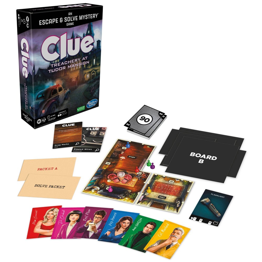 UPC 195166188850 product image for Clue Board Game Treachery at Tudor Mansion Escape Room Game | upcitemdb.com