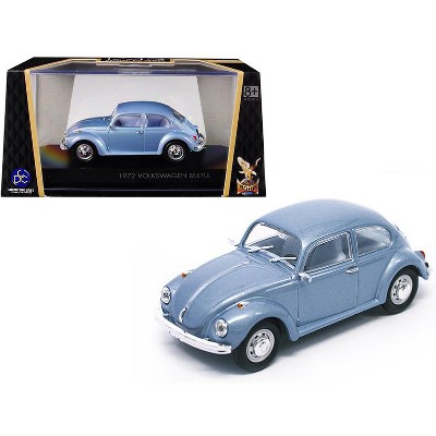 1972 Volkswagen Beetle Metallic Blue 1/43 Diecast Model Car by Road Signature