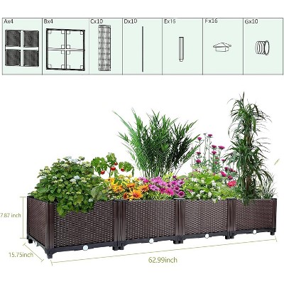 Self-Watering Elevated Planter Box