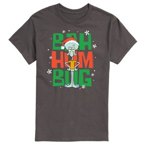 Men's - SpongeBob SquarePants - Squidward Bah Humbug Short Sleeve Graphic T-Shirt - 1 of 4