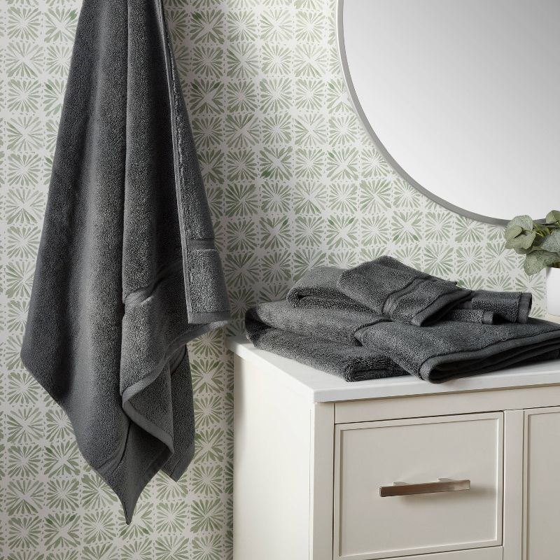 Spa Plush Hand Towel Dark Gray - Threshold&#8482;, 3 of 6