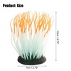 Unique Bargains Soft Silicone Glowing Aquarium Simulation Coral 4.72" Orange - 4 of 4