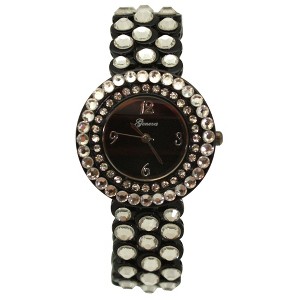 Olivia Pratt Shiny Rhinestones Metallic Women Watch - 1 of 4