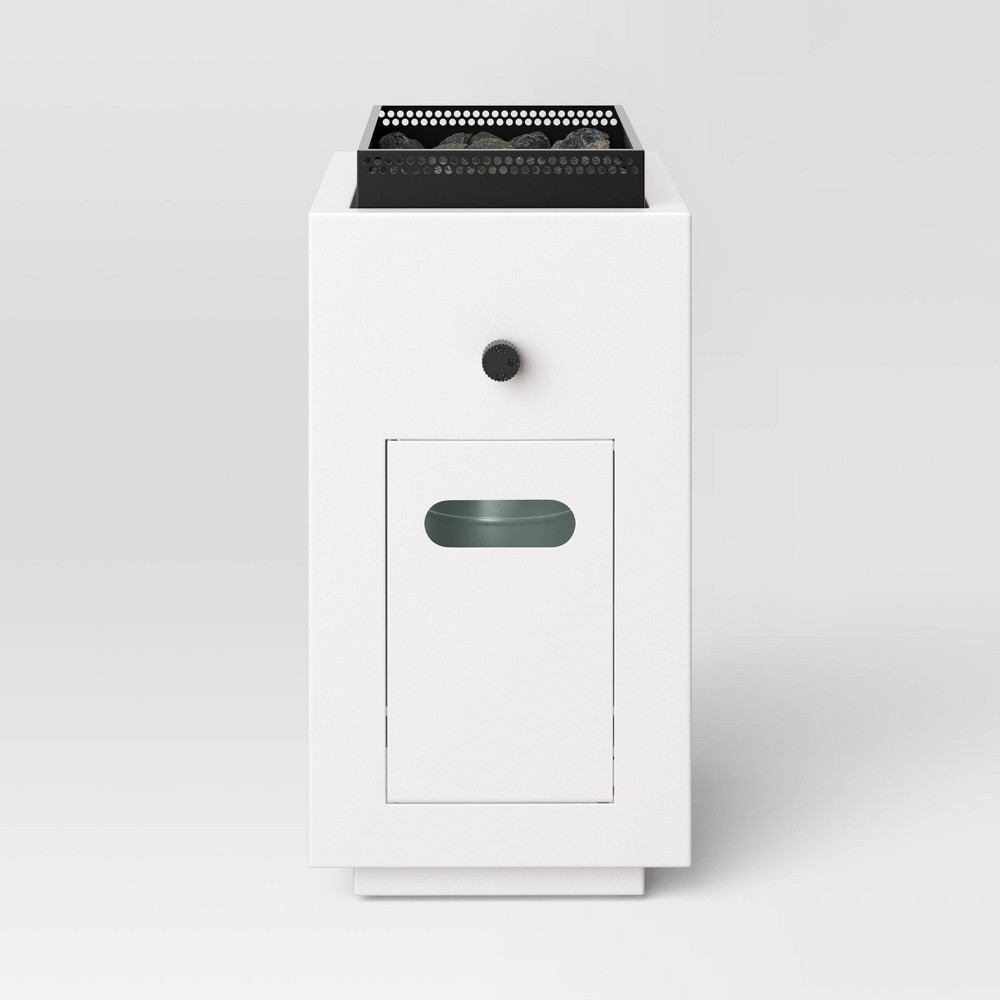 1lb Rectangular Fire Pit White - Room Essentials™