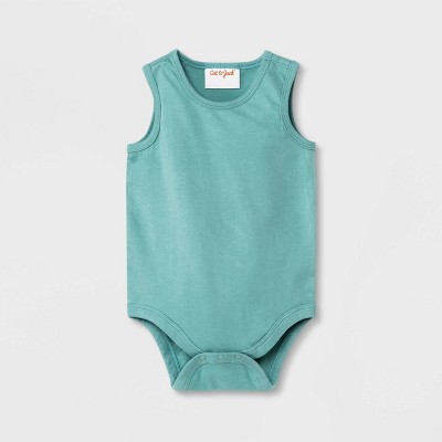 Image of Baby Tank Bodysuit - Cat & Jack™ Ocean Green 3-6M