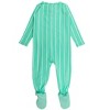 RuffleButts Gender Inclusive Modal Blend Baby One Piece Footie Pajamas - 2 of 2