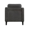 Okak Modern Sofa 1pc with Thick Button Tufted Cushion , Solid Wood Legs Loveseat Polished Microfiber Couch for Apartments, living Room - 3 of 4