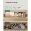 Set of 4 Drawer Organizers, Closet Organizers for Underwear, 80 Cells, Foldable Sock Holders - 4 of 4