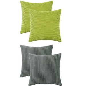 REGALWOVEN 4 Pcs Modern Sofa Home Decorative Throw Pillow Covers 18" x 18" - 1 of 4