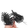 Unique Bargains Women's Feather Bubble Mesh Hair Clips 5.51"x5.12"x4.13" Black 1 Pc - 3 of 4