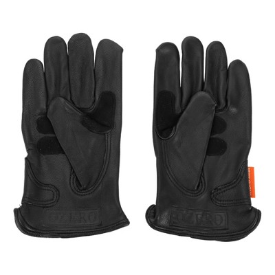 Unique Bargains Motorcycle Gloves Dirt Bike Bicycle Racing ATV UTV Sheep Leather 1 Pair