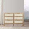 6 Drawer Dresser for Bedroom, Natural Burlap Dresser, Wooden 6 Chest of Dressers, Modern Tall Dresser for Nursery Entryway Living Room - 2 of 4