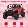24V Ride On Dump Truck with Remote Control, 2 Seater Electric Toy Car for Kids, All-Terrain Kids Construction Vehicle w/Dump Bed & Shovel - 3 of 4