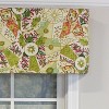 RLF Home Selene Tailored 100% Cotton with Fully Lined 3" Rod Pocket Valnance for Windows 50" x 14" Multi - 3 of 4