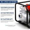 AlphaWorks Portable Water Pump - 7HP Gas Engine 196CC Max Flow 132GPM - 3 of 4