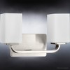 Urban Ambiance Luxury Contemporary Bath Light 8.5''H x 13.5''W,  Brushed Nickel Finish,  Louisville Collection, UHP4321 - 4 of 4