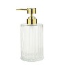 Cameo 3PC Bathroom Set - Soap/Lotion Dispenser, Toothbrush Holder, Tumbler, Non-Slip Protective Silicone Feet - 2 of 4