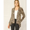 INSPIRE CHIC Women's Long Sleeves Open Front Asymmetric Hem Lightweight Cardigan - 3 of 4