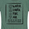 Women's - Avatar: The Last Airbender - Elements Harmony Short Sleeve Graphic T-Shirt - 2 of 4
