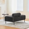 Upholstered Bench Loveseat with Metal Legs,End of Bed Bench Window Ottoman with Adjustable Back for Living Room Bedroom Hallway-The Pop Home - 4 of 4