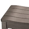 Fiddler Backless 30" NonSwivel Barstool Aged Gray: Coastal Charm, Wood Legs - Hillsdale Furniture - 3 of 4