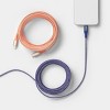 10 USB-C to Lightning Braided Cable - 2pk - heyday™ Peach Future Dusk - 2 of 3