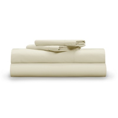 Pillow Gal Classic Cool & Crisp 100% Cotton Percale 4-Piece Sheet Set