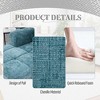 98.42" Chenille L-Shaped Sectional Sofa with Chaise Longue & Side Pockets - 4 of 4