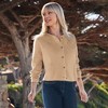 Lands' End Women's Fine Gauge Cotton Milano Blazer Sweater - 4 of 4
