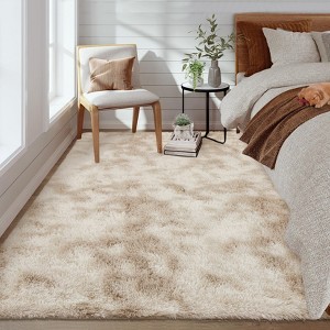 Luxury Shag Area Rugs for Living Room Bedroom Non-Slip Fluffy Soft Shaggy Rug Carpet Indoor Plush 8x10 Rug for Kids Play Room Nursery Home Dorm Decor - 1 of 4