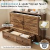 AMERLIFE Murphy Bed with Storage& Charging Station, Farmhouse Cabinet Bed, Noise-Free, for Guest Room, Apartment, or Office - 3 of 4