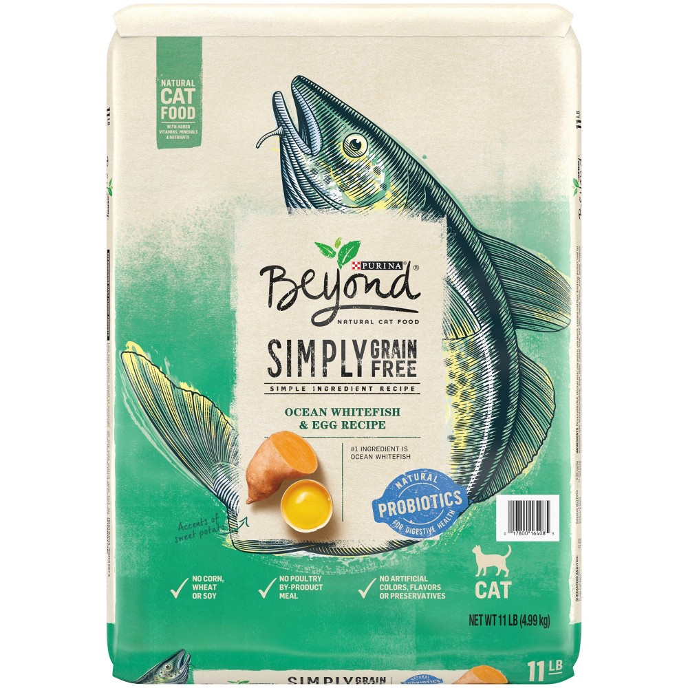 UPC 017800164085 product image for Purina Beyond Grain Free Ocean Whitefish & Egg Dry Cat Food - 11lbs | upcitemdb.com