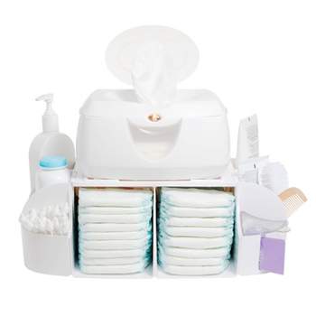 Clear acrylic bins diaper caddy｜TikTok Search