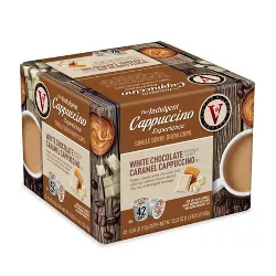 Victor Allen's Coffee White Chocolate Caramel Flavored Cappuccino Cups, 42 Ct