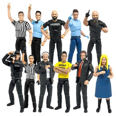 Set of all 11 Ultimate Wrestling Action Figures With Deluxe Articulation for WWE & AEW Wrestling Action Figures