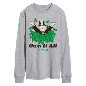 Men's - Monopoly - Own It All Long Sleeve Graphic T-Shirt - 1 of 3