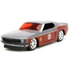 1969 Ford Mustang Silver Met. and Dark Red and Star Lord Figure "Marvel Guardians of the Galaxy" 1/32 Diecast Model Car by Jada - 2 of 4