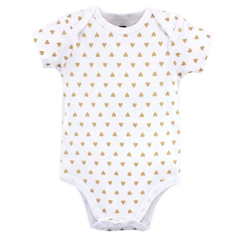 Hudson Baby Infant Girl Cotton Bodysuits 3pk, Girl Mommy, 4 of 6