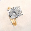 Pompeii3 5Ct 14k Two Tone Certified Lab Created Cushion Diamond Engagement Ring - Size 6.5 - 4 of 4