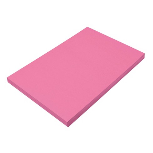 Pacon 1506536 12 x 18 in. Heavyweight Construction Paper - Hot Pink (Pack of 100)