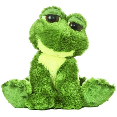 Green stuffed frog deals toy