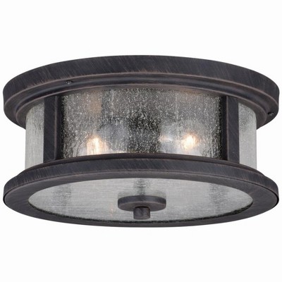 Vaxcel Cumberland 2 - Light Flush Mount in  Rust Iron