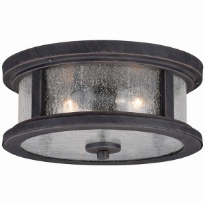 Vaxcel Cumberland 2 - Light Flush Mount in  Rust Iron - 1 of 4