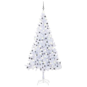 Artificial Christmas Tree White PVC Large Cone-shaped - 1 of 4
